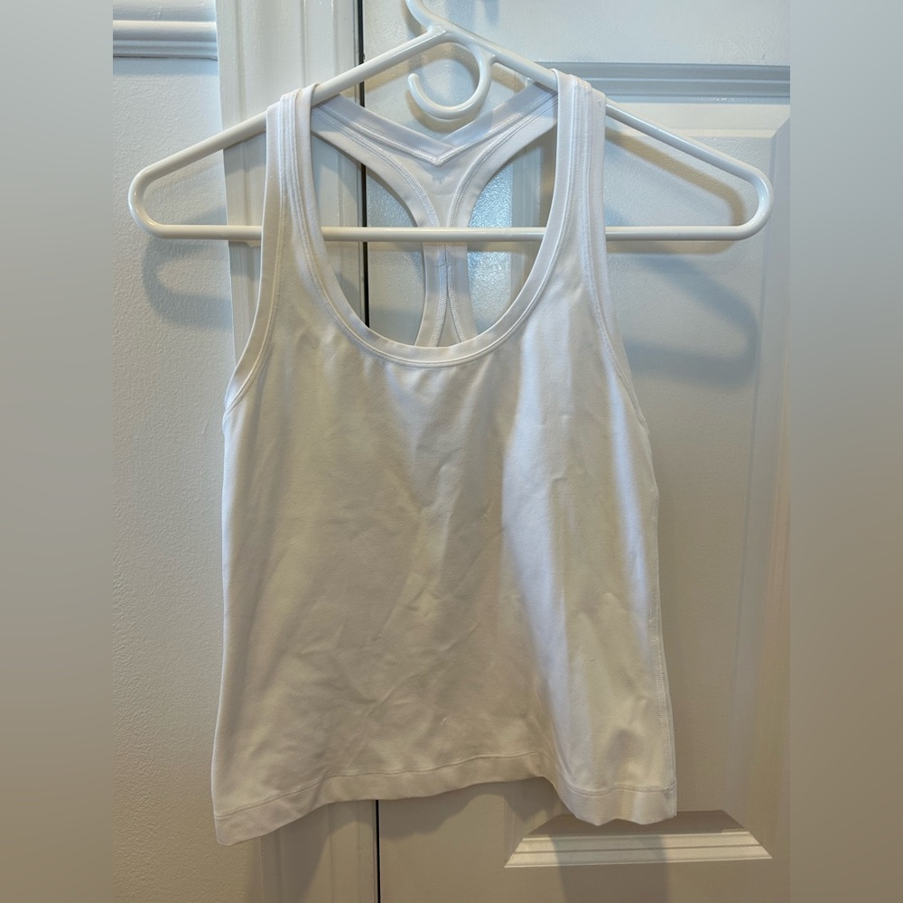 lululemon white Racerback Short Tank Top